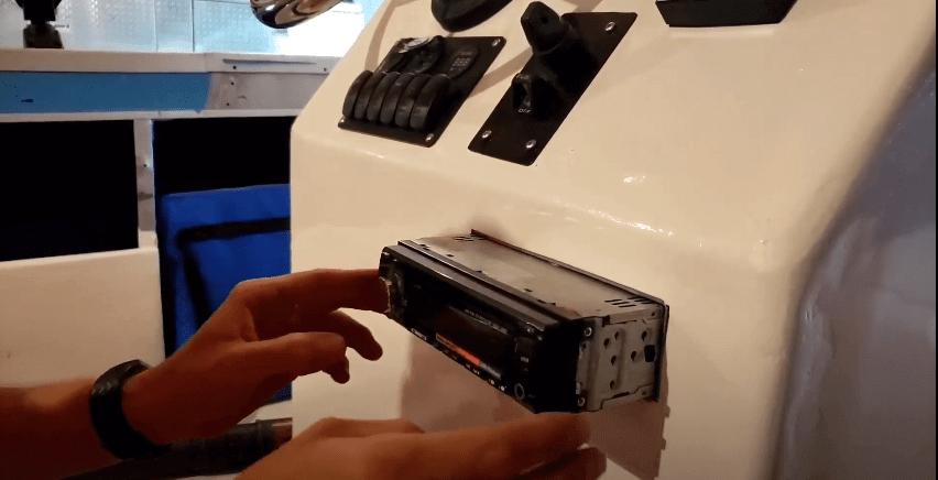 installing the receiver | How To Wire Boat Radio To Battery
